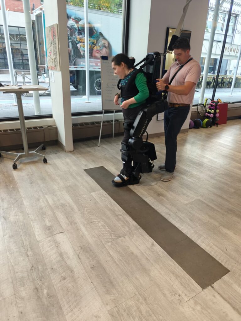 Walking with the Atalante X exoskeleton